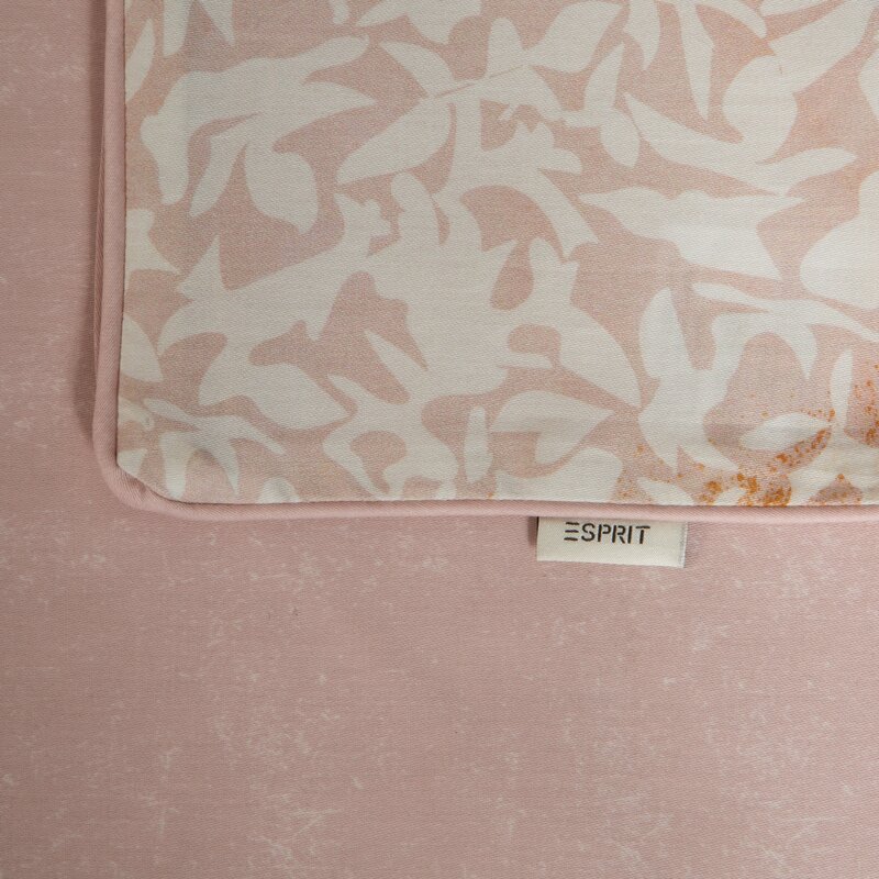KOMPLET POŚCIELI ESPRIT 01 160 X 200 CM PUDROWY RÓŻ