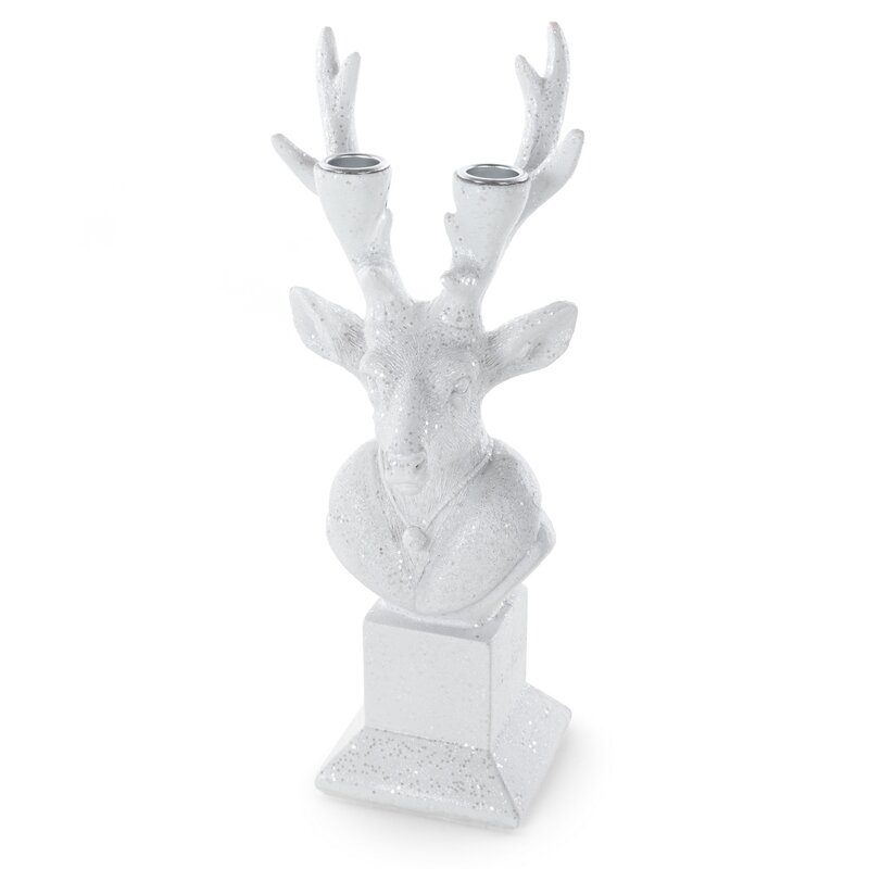 FIGURKA ŚWIATECZNA 105 13 X 9 X 25 CM BIAŁY