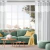 Firana gotowa Afrodyta biała 140 x 250 cm – zdobiona haftem