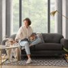 Zasłona gotowa welwet srebrna 135 x 250 cm – dodaje blasku wnętrzu