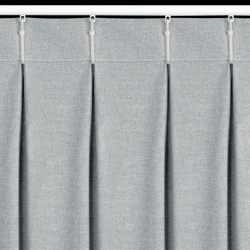 Zasłona gotowa Nelisa srebrna 125 x 270 cm – zaciemniająca sypialnię