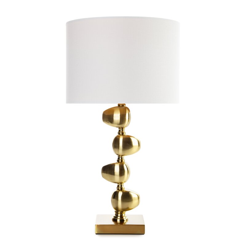 Lampa stołowa Gina biała O 33 x 60 cm – stworzy nastrój