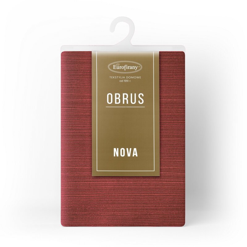 Obrus Glamo bordowy 140 x 260 cm – idealny na święta