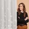 Firana gotowa Rosaly kremowa 140 x 270 cm – rozjaśnia wnętrze