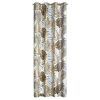 Zasłona gotowa Korfu brązowa 140 x 250 cm – dodaje ciepła wnętrzu
