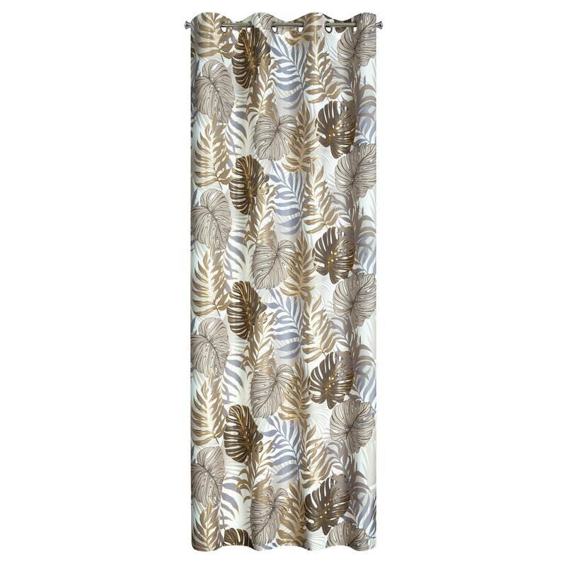 Zasłona gotowa Korfu brązowa 140 x 250 cm – dodaje ciepła wnętrzu
