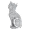 Figurka ceramiczna Eldo srebrna 16 x 10 x 13 cm – doda blasku wnętrzu
