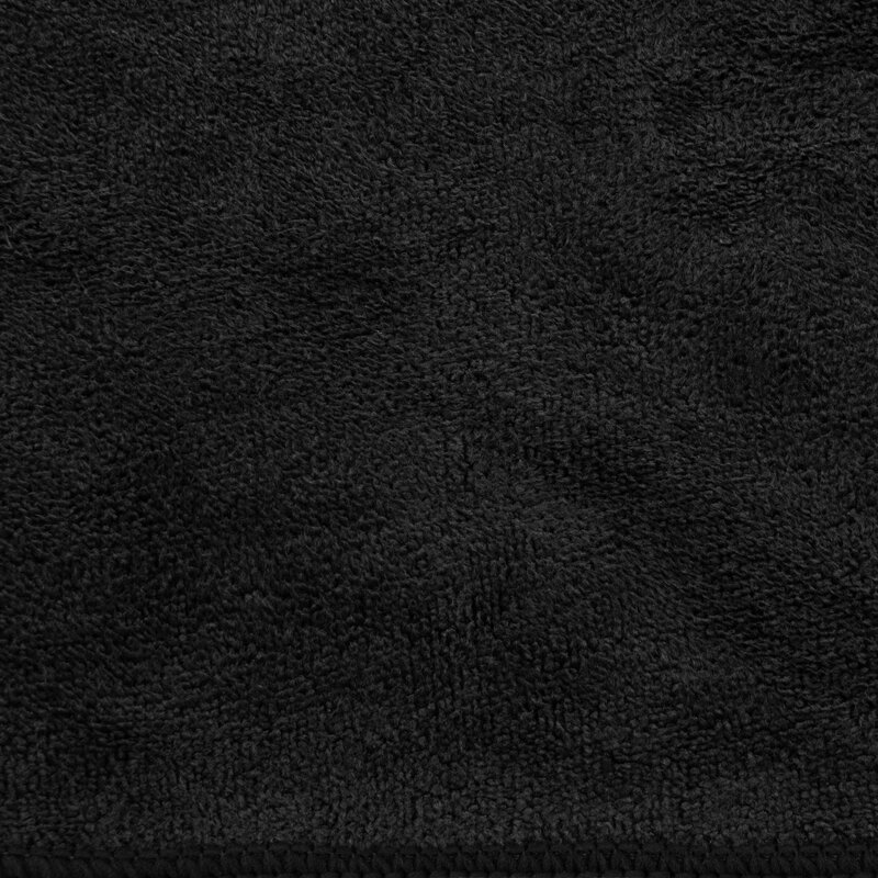 Ręcznik szybkoschnący Amy czarny 50 x 90 cm – miękki i chłonny