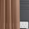 Zasłona gotowa D91 ADORE jasnobrązowa 140 x 250 cm – średnie zaciemnienie