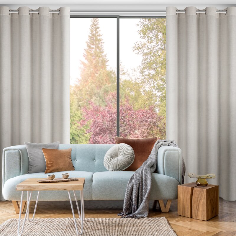 Zasłona gotowa Linda beżowa 140 x 250 cm – subtelnie filtruje światło