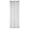 Zasłona gotowa D91 Stella srebrna 140 X 250 cm – z subtelnymi pomponikami