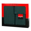 Komplet ręczników Pierre Cardin EVI butelkowy zielony 40 X 34 X 9 CM – miękki i chłonny