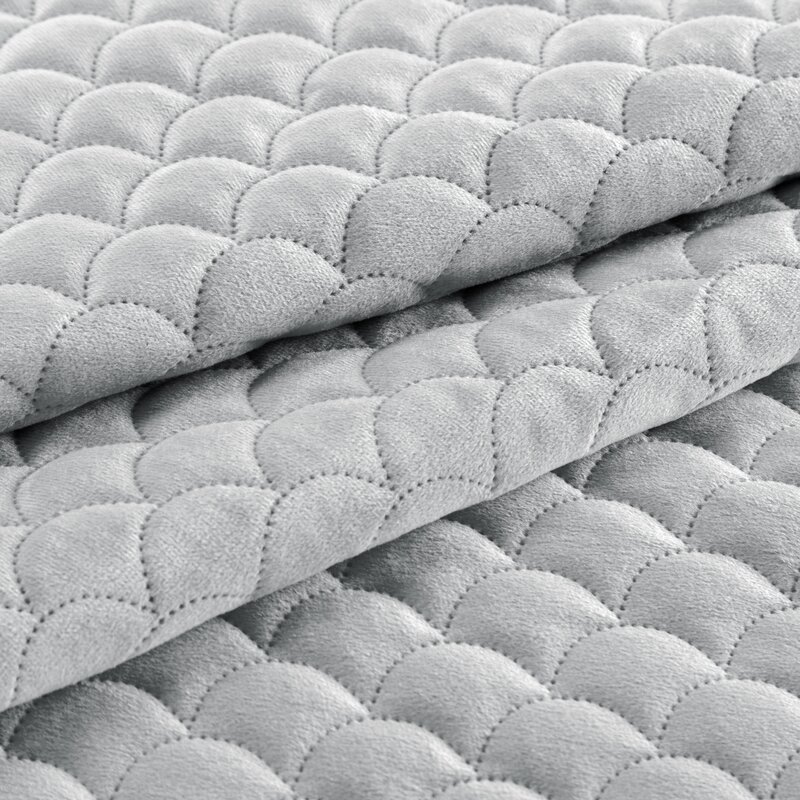 Narzuta velvet Ariel srebrna 220 x 240 cm – wprowadzi porządek