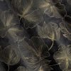 Zasłona gotowa welwet Stella czarna 140 x 250 cm – zaciemnia pomieszczenie