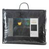 Narzuta welwetowa RIA5 czarna 220 X 240 CM – miękka i przytulna