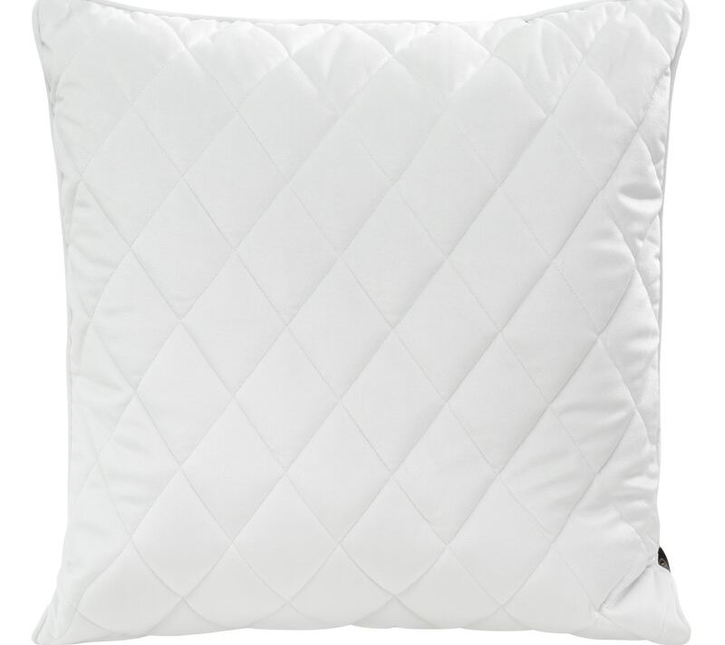 Poszewka velvet 50x50 cm biała – dodaje przytulności