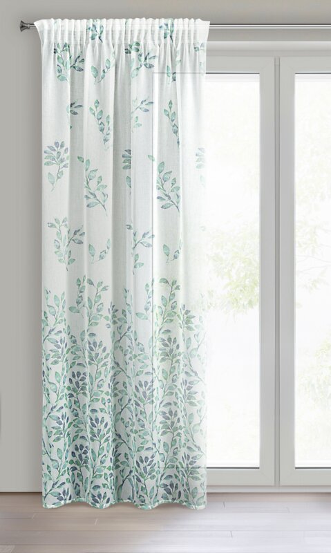 Zasłona gotowa Clarissa D91 biała 140 X 270 cm – delikatnie filtruje światło