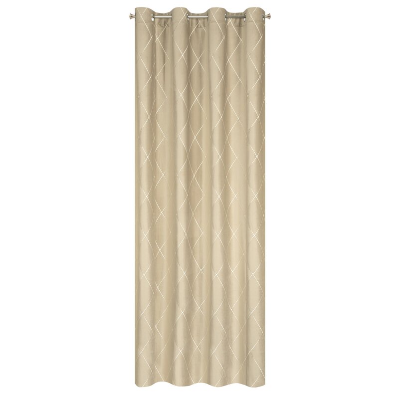 Zasłona dekoracyjna Pierre Cardin Margo beżowa 140 X 250 cm – do salonu i sypialni