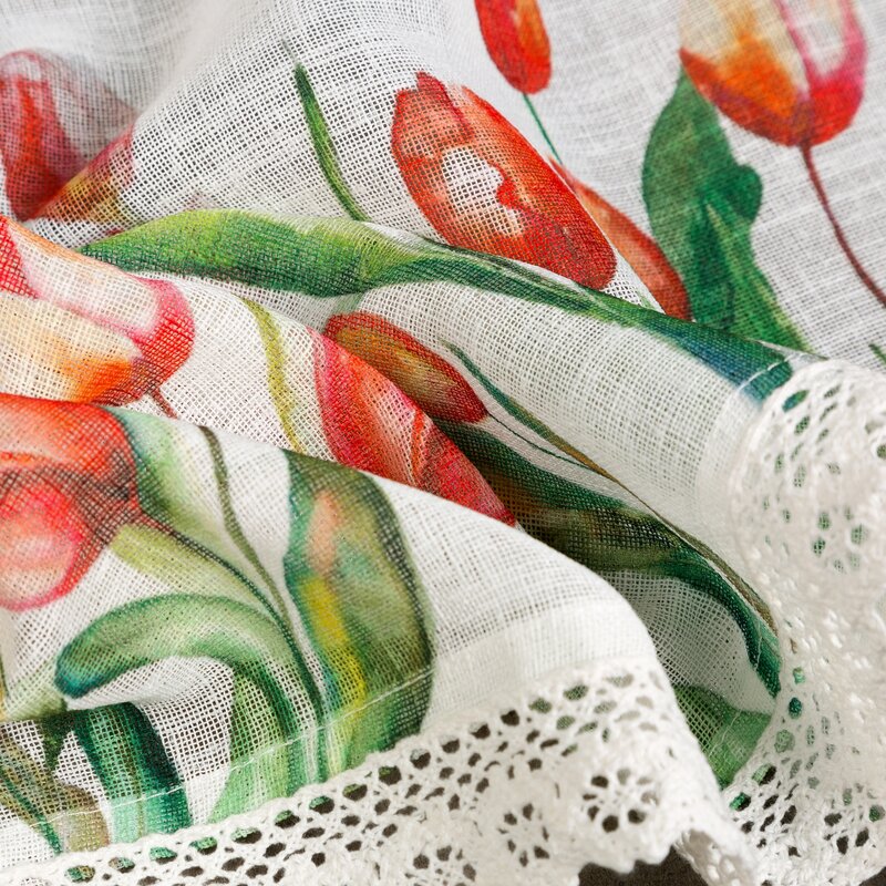 Firana gotowa Stella biała 150 x 60 cm – rozprasza światło