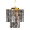Lampa wisząca Dalia złota fi 32 x 40 cm – rozświetli wnętrze