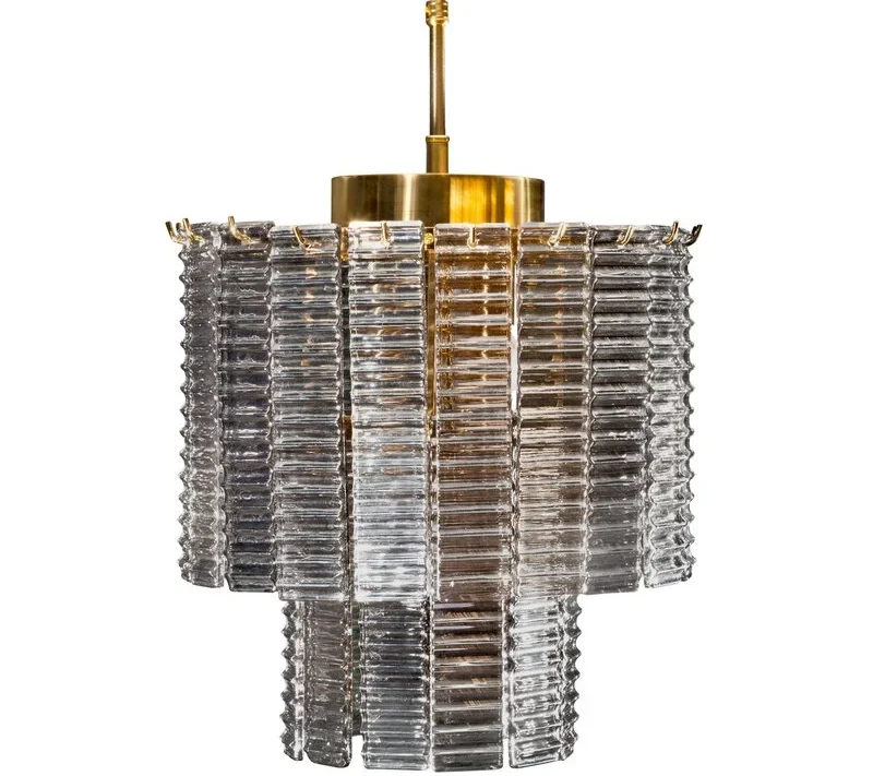 Lampa wisząca Dalia złota fi 32 x 40 cm – rozświetli wnętrze