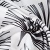 Zasłona gotowa KARIN biała 140 X 250 CM – z geometrycznym wzorem Art Deco