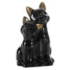 Figurka ceramiczna kot biały 11 x 9 x 20 cm – doda blasku wnętrzu