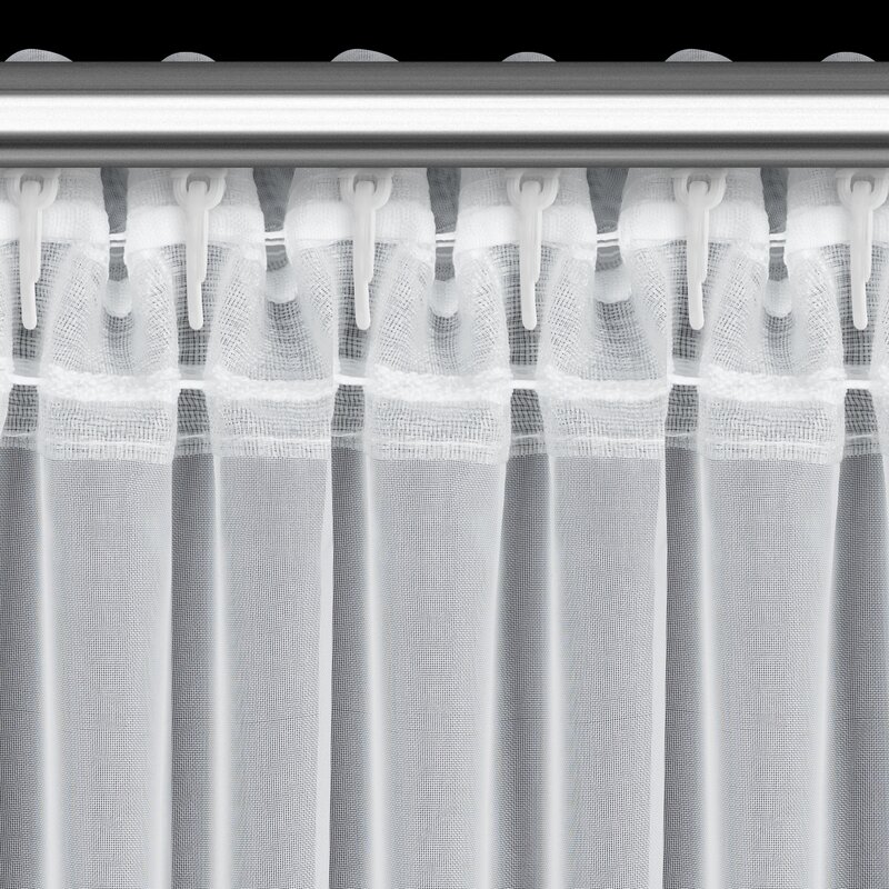 Firana gotowa AGA-4 biała 600 x 245 cm – rozjaśnia wnętrze