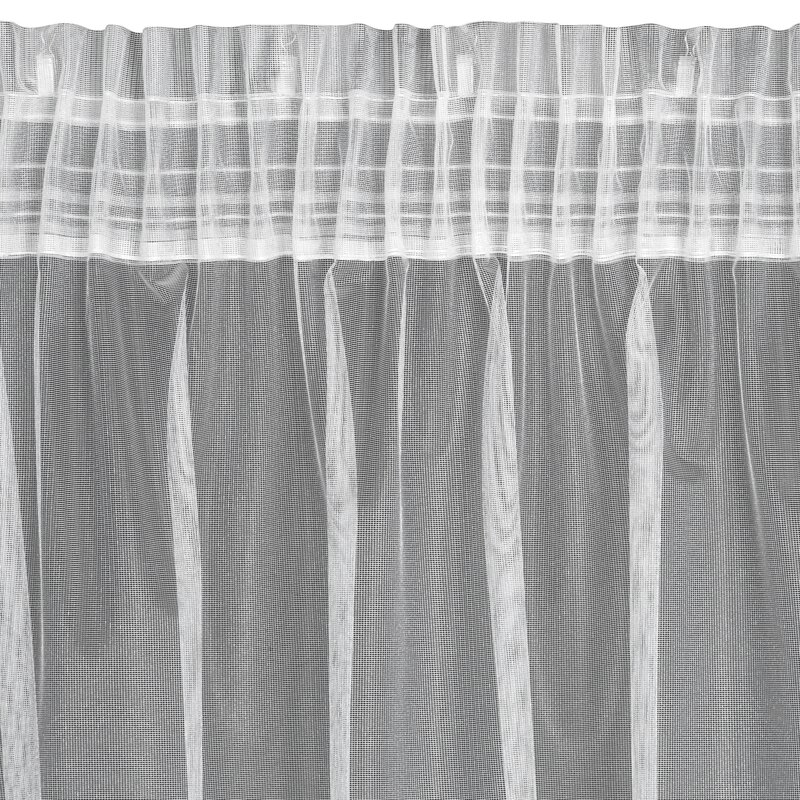FIRANA GOTOWA SARI NA TAŚMIE 400 X 145 CM BIAŁY