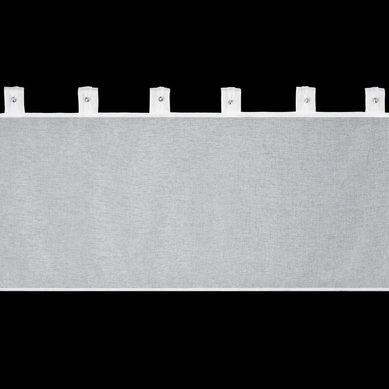 Zazdrostka na szelkach Sevilla biała 150 X 60 cm – filtruje światło