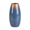 Wazon ceramiczny Nessa niebieski 11 x 22 cm – na susze i kwiaty