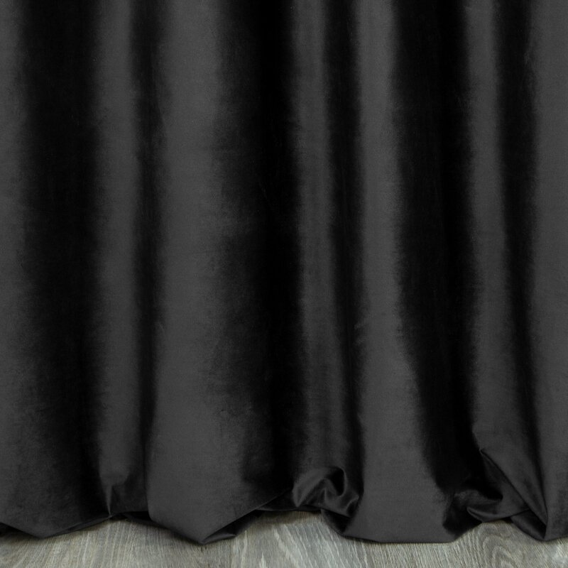 ZASŁONA GOTOWA PERI 140 X 250 CM CZARNY