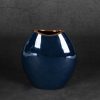Wazon ceramiczny Amora1 granatowy 14 x 7 x 16 cm – idealny na kwiaty