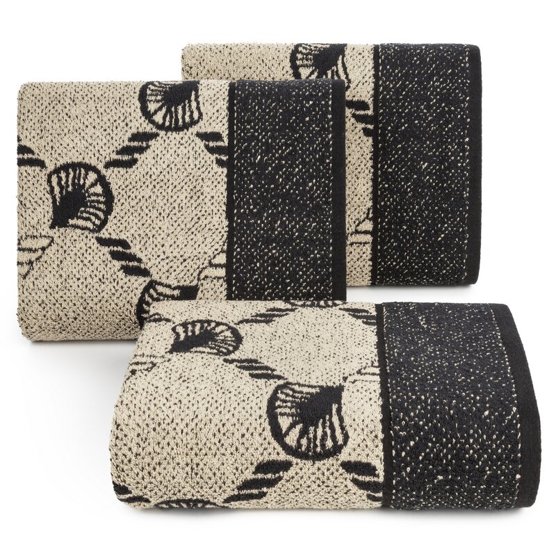 RĘCZNIK DORIAN 50 X 90 CM CZARNY