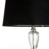 Lampa stołowa ROBI 01 czarna O 25 x 82 cm – tworzy przytulny nastrój