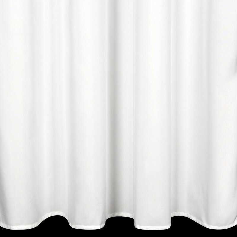 Zasłona gotowa Avery biała 140 X 250 cm – z kwiatowym wzorem