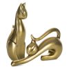 Figurka ceramiczna Kati złota 28 x 7 x 16 cm – stylowa ozdoba