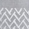 Zasłona gotowa Esteri biała 140 X 250 cm – z geometryczną aplikacją