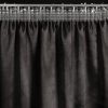 Zasłona gotowa Mili czarna 140 x 270 cm – zapewnia prywatność