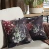 Poszewka welwet SI/PO/VELVET CZARNA 45X45 – doda elegancji wnętrzu
