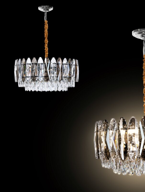 Lampa sufitowa Nela transparentna O 60 x 150 cm – rozświetli wnętrze