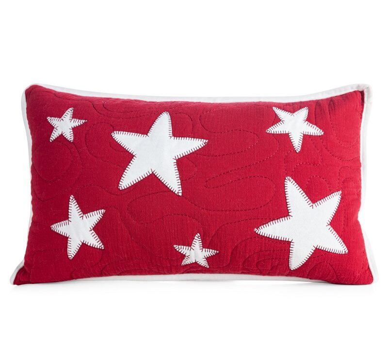 Poszewka świąteczna czerwona 30 x 50 cm – 100% bawełna