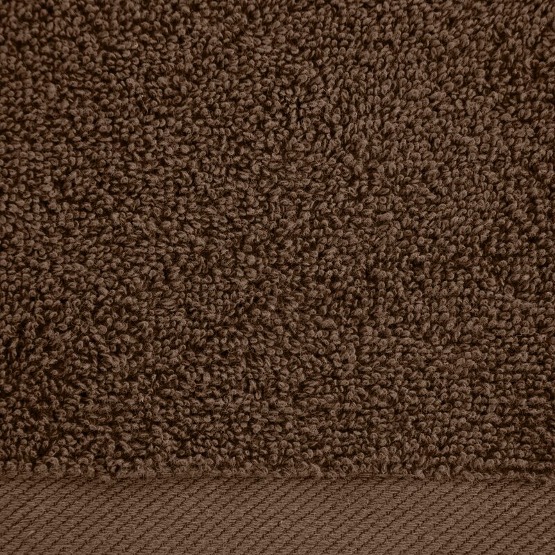 Ręcznik gładki brązowy 70 x 140 cm – miękki i chłonny