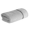 Ręcznik welurowy Sibel srebrny 30 x 50 cm – stylowy i elegancki