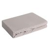 Prześcieradło jersey jasnoszare 240 x 220 x 30 cm – miękkie i oddychające