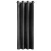 Zasłona gotowa D91 czarna 140 x 250 cm – zaciemnia i chroni