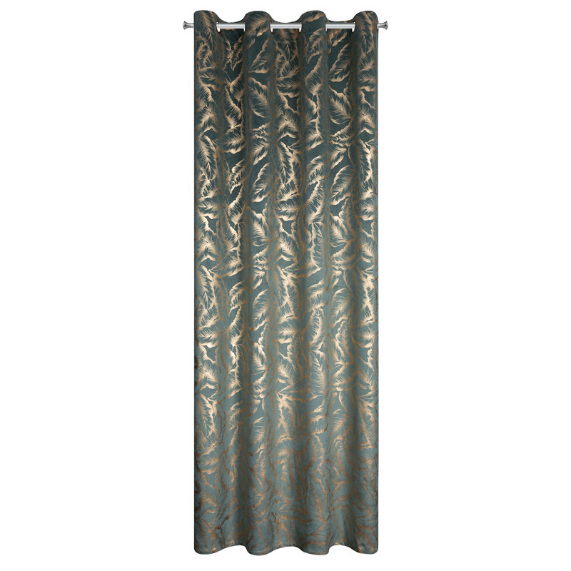 Zasłona gotowa miętowa 140 x 250 cm – wprowadza kojący klimat
