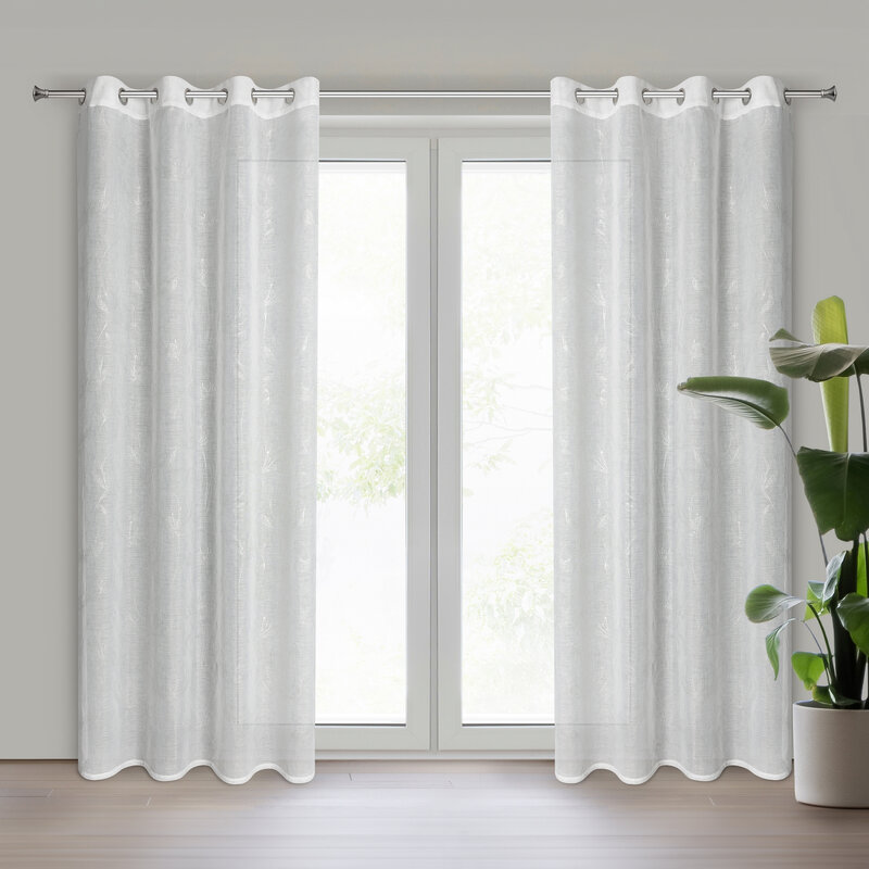 Firana gotowa Amalia biała 140 x 250 cm – rozprasza światło