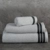 Ręcznik Madlen jasnosrebrny 70 X 140 CM – puszysty i chłonny