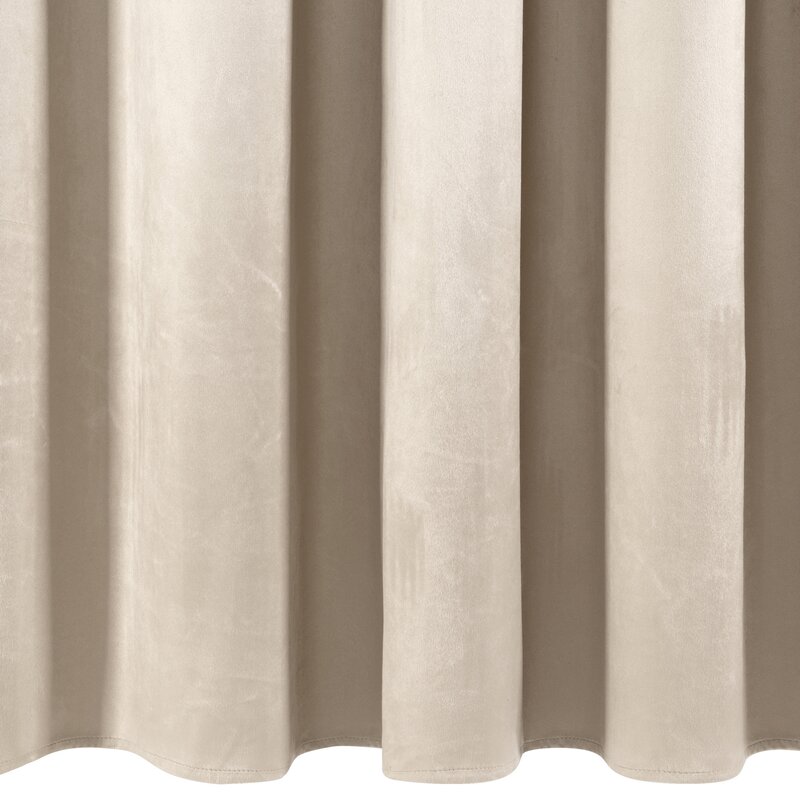 Zasłona gotowa Aura beżowa 140 x 250 cm – do salonu i sypialni